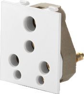 2 in 1 Socket - 6A (Porcelain)